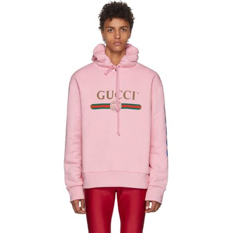 gucci pink dress shirt|pink Gucci hoodie.